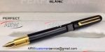 Perfect Replica Mont blanc Marc Newson Black Gold Fineliner Pen